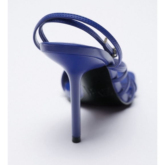 ZARA HEELED SANDALS WITH THIN STRAPS - Picture 4 of 5